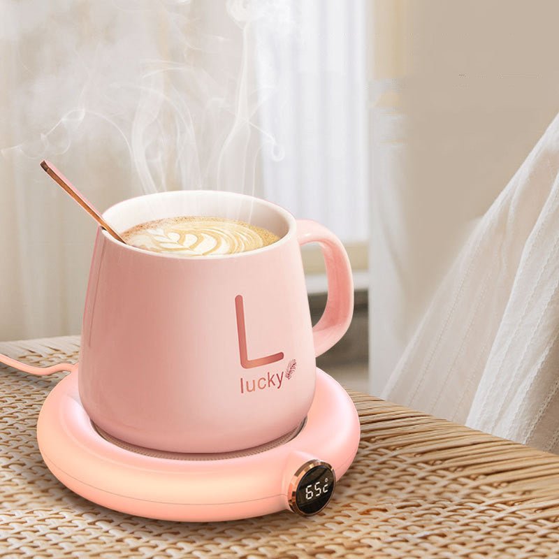 Coffee Mug Warmer Warm Coaster Smart Heating Cup Thermal Insulation Constant Temperature Coaster Heating Pad Desktop - Caseify