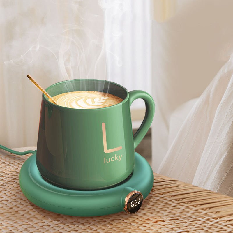 Coffee Mug Warmer Warm Coaster Smart Heating Cup Thermal Insulation Constant Temperature Coaster Heating Pad Desktop - Caseify