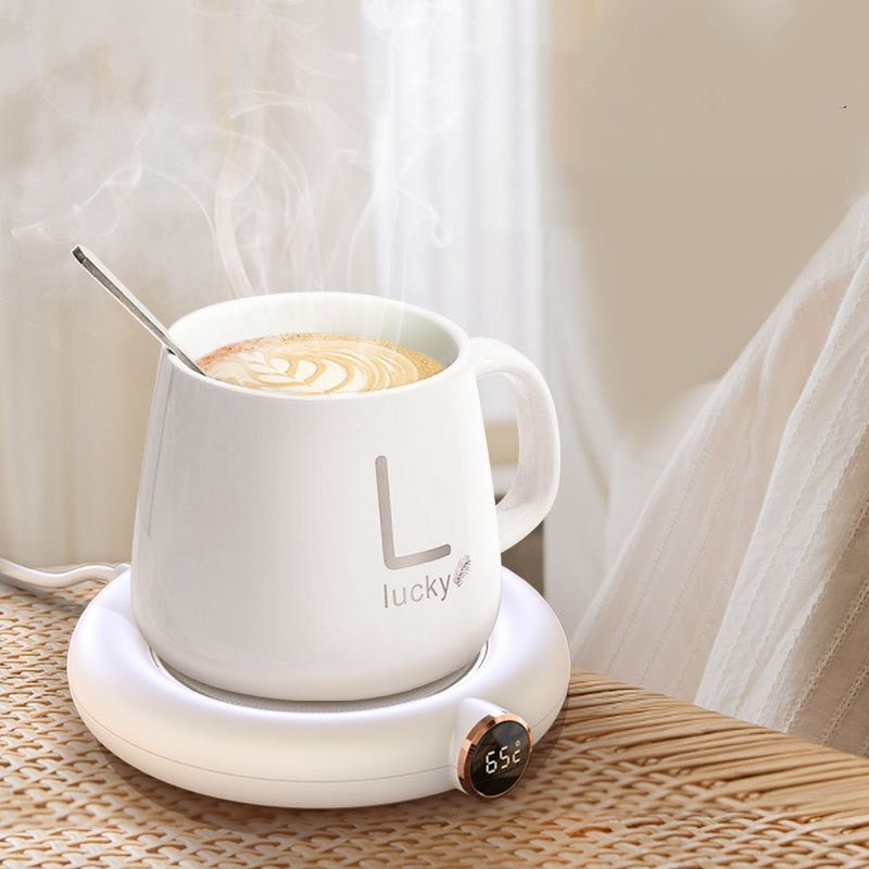Coffee Mug Warmer Warm Coaster Smart Heating Cup Thermal Insulation Constant Temperature Coaster Heating Pad Desktop - Caseify