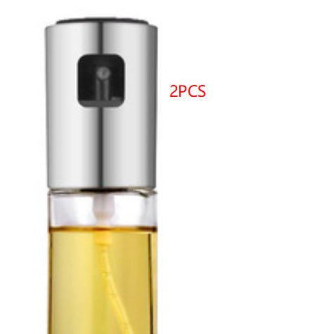 BBQ Healthy Kitchen Cooking Oil Vinegar Spray Bottle Push Type Oil Spray BottlePump Oil Tank Leakproof BBQ Sprayer BBQ Tools Kitchen Gadgets - Caseify