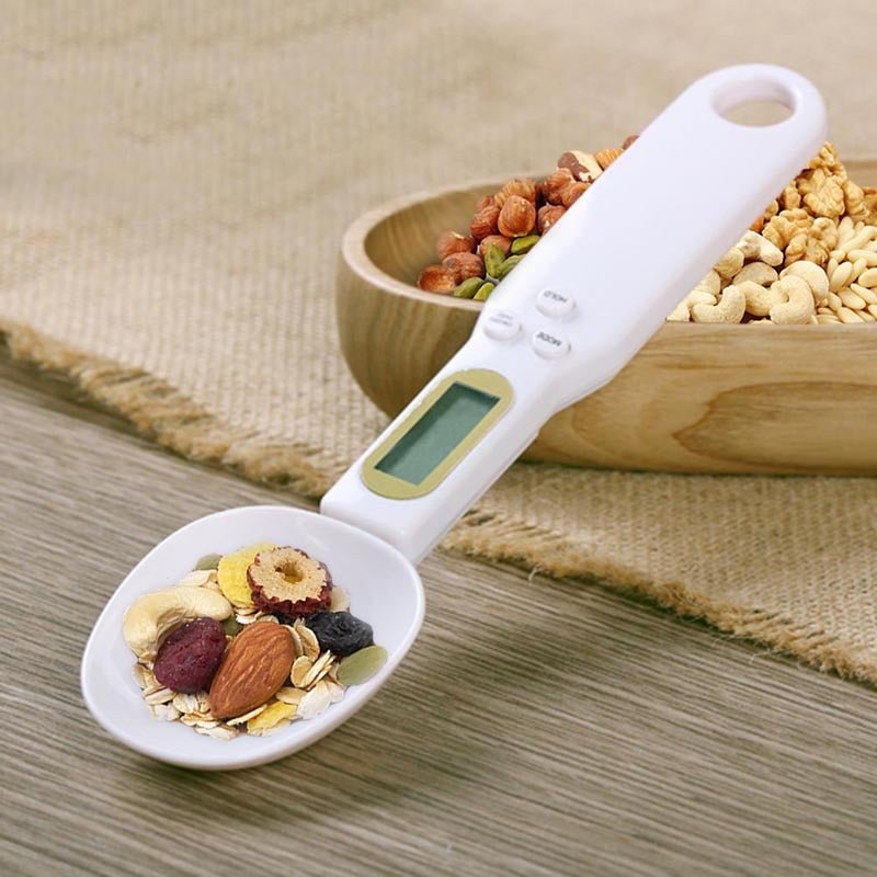 LCD Digital Kitchen Scale Electronic Cooking Food Weight Measuring Spoon Grams Coffee Tea Sugar Spoon Scale Kitchen Tools - Caseify